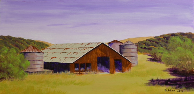 Barn with Trees, Dunnigan Hills