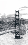 Golden Gate Bridge from Marin County, California
