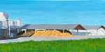Almond Hulling Facility, Merced County, California