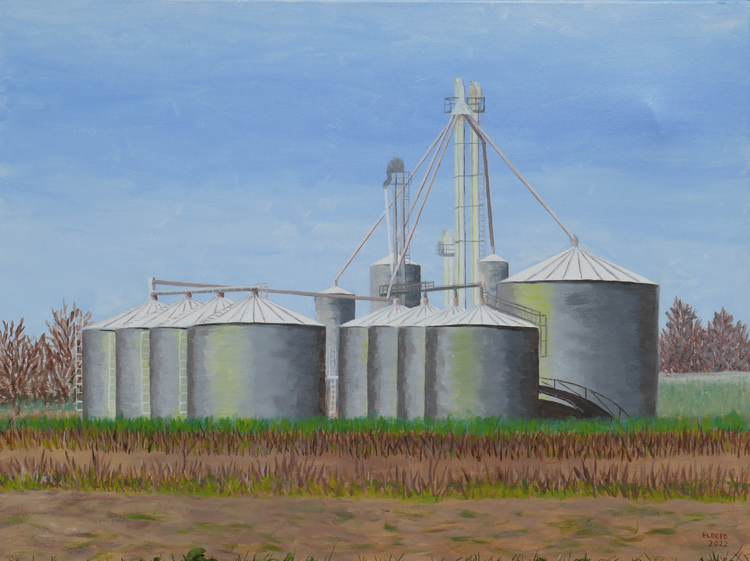 Rice Silos, Natomas Basin, Sutter County