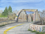 Stevenson Bridge, Putah Creek, Solano County,Park, California
