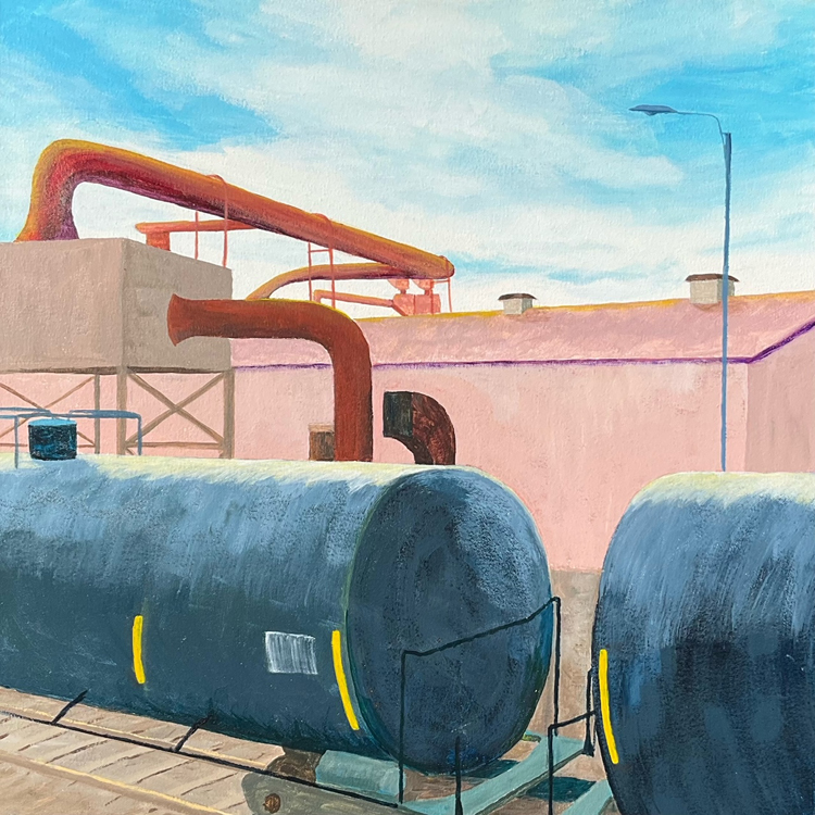 Tank Cars near Corcoran, Fresno County, California